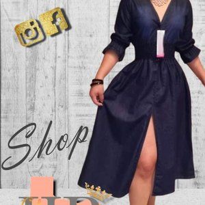 Alexa Denim Dress